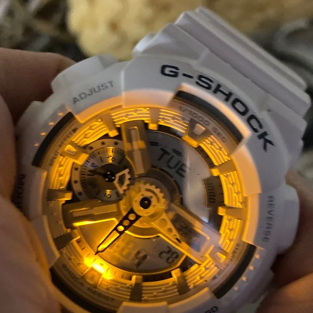 Casio Gshock, GA-110C, off white matte finish, new battery